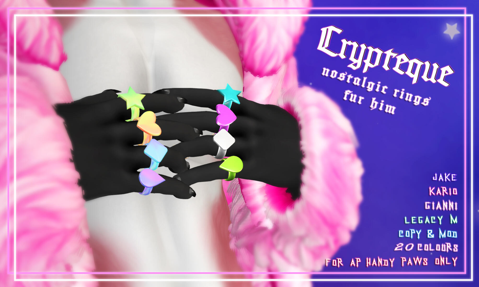 Crypteque - The Crypteque Collection "Check out Crypteque's offerings, including a FREE Nostalgic Rings group gift in world!"