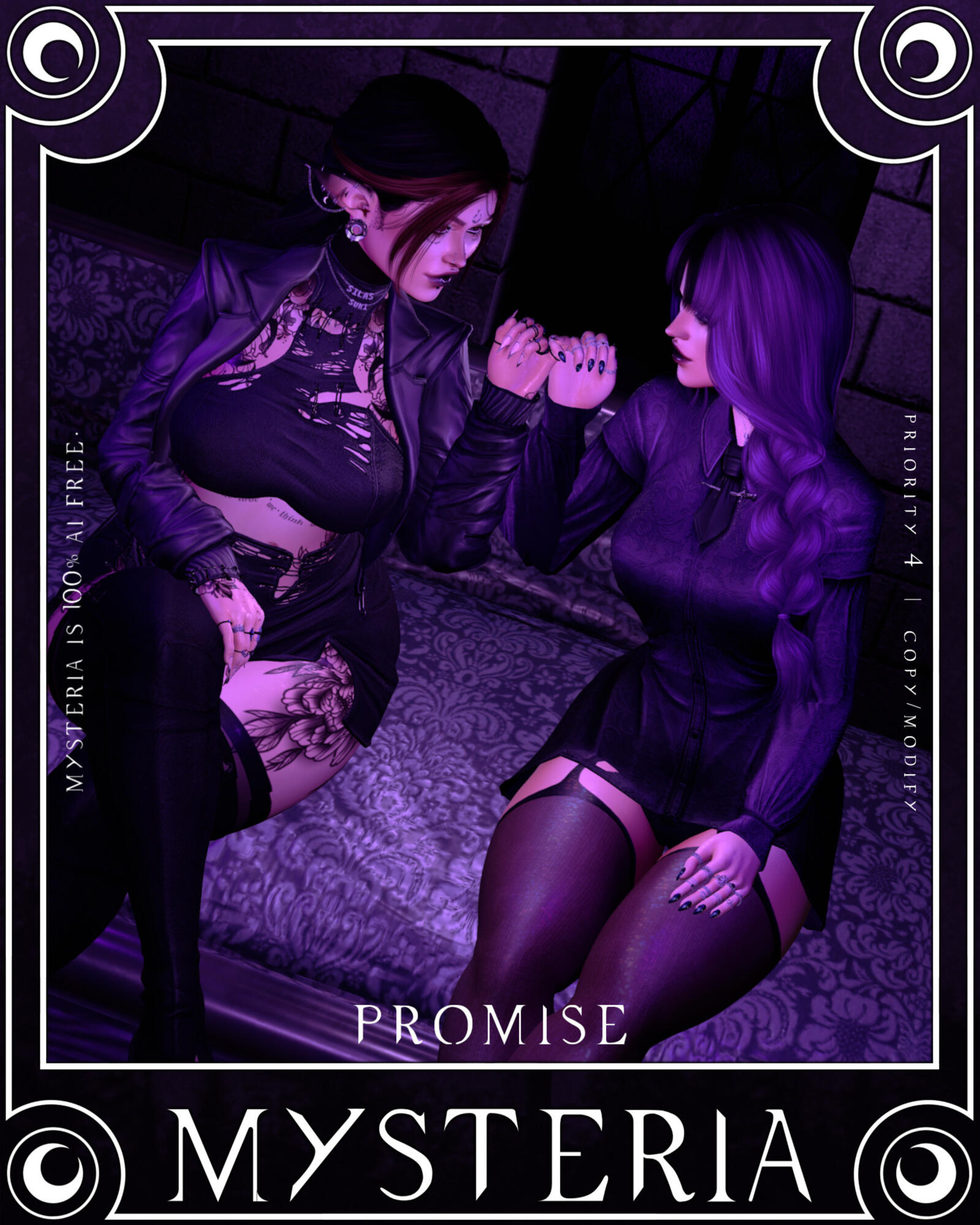 Mysteria - Promise Friend Pose "A friend pose built around pinky promises and how sacred they are."